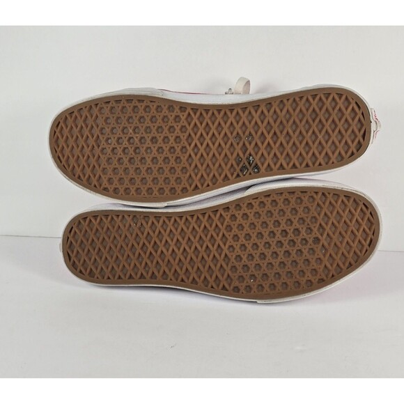 VANS Red and White Old Skool Skate Sneakers Shoes Men's Size 11 - Picture 8 of 8